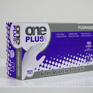 One Plus +1 Nitril Pudrasiz Muayene Eldiveni mor Toptan Satış Üretici (4)