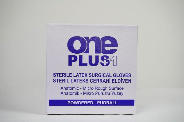 One Plus +1 Lateks Cerrahi Eldiveni Pudralı Toptan Satış Üretici (3)