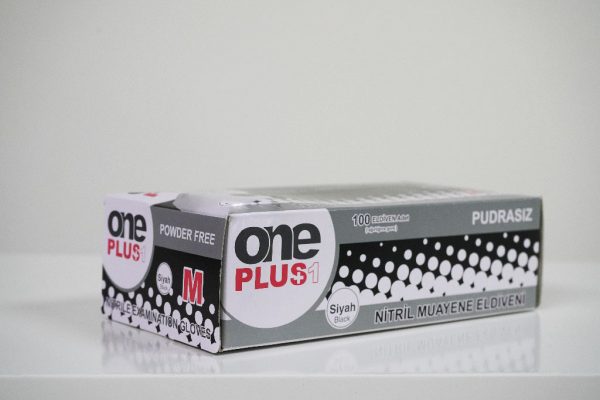 One Plus +1 Nitril Muayene Eldiveni Siyah Toptan Satış Üretici (6)