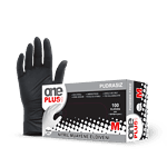 One Plus +1 Nitril Muayene Eldiveni Siyah Toptan Satış Üretici