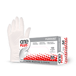 One Plus +1 Nitril Pudrasiz Muayene Eldiveni beyaz Toptan Satış Üretici